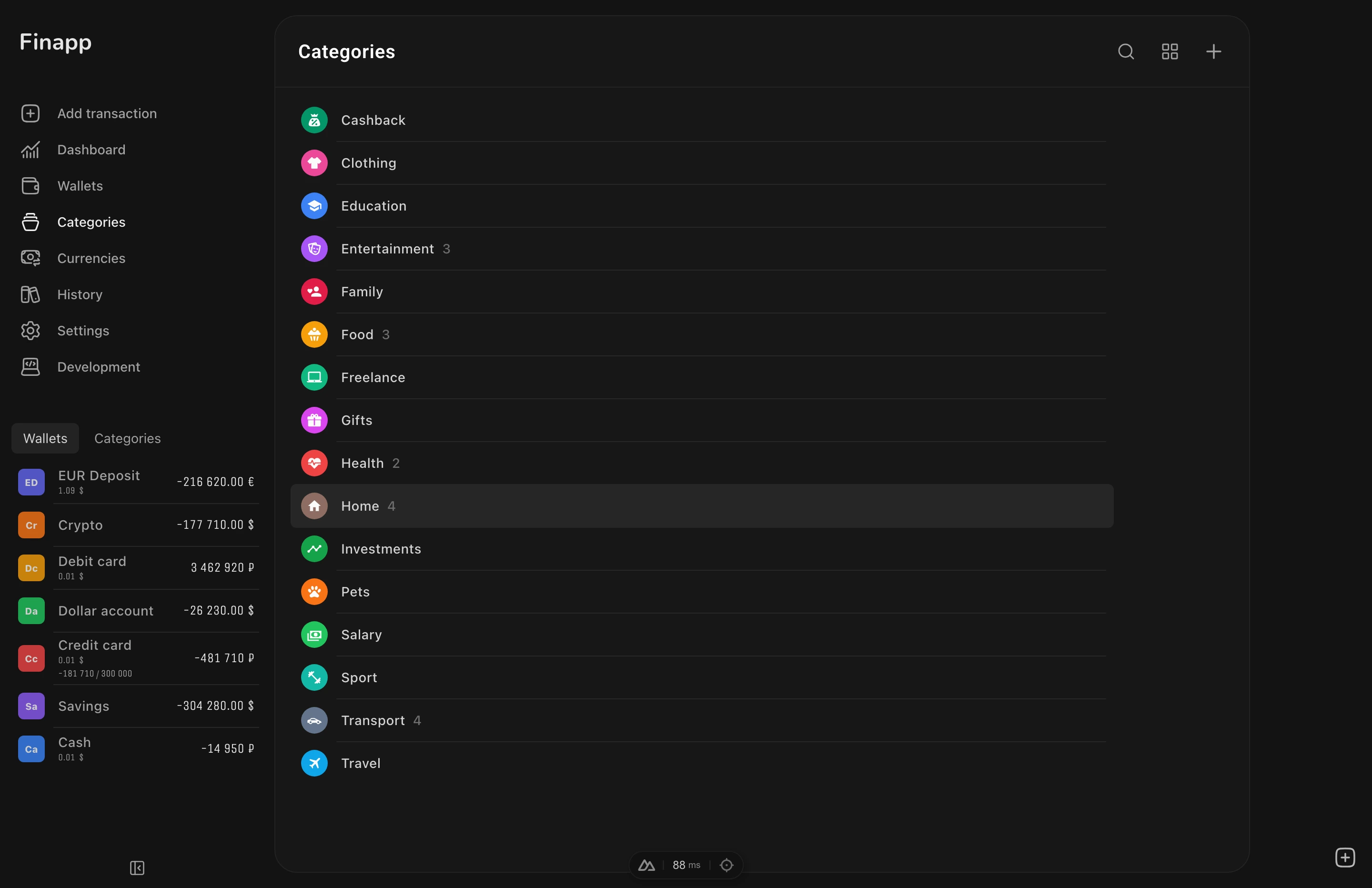 categories